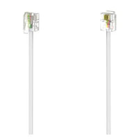 CSH Online Shop Hama RJ11 (6p4c) Modular Cable, Male to Male, 3 Metres, White HAMA