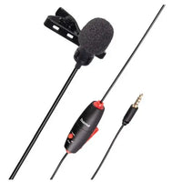 CSH Online Shop Hama Smart Lavalier Clip-On Microphone, 3.5mm Jack, On/Off Switch, 6 Metre Cable, Bag HAMA