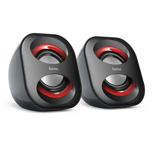 CSH Online Shop Hama Sonic Mobil 183 2.0 Notebook Speakers, 3.5 mm Jack, USB-A for Power, Inline Volume Controls HAMA