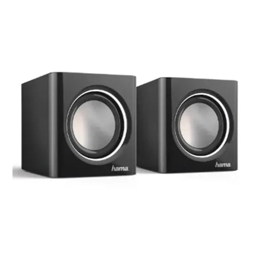 CSH Online Shop Hama Sonic Mobil 185 2.0 Notebook Speakers, 3.5 mm Jack, USB-A for Power, Inline Volume Controls HAMA
