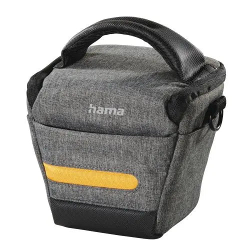 CSH Online Shop Hama Terra 100 Colt Camera Case, Belt Loop, Shoulder Strap, Grey, 13.5 x 9.5 x 12 cm Compartment HAMA