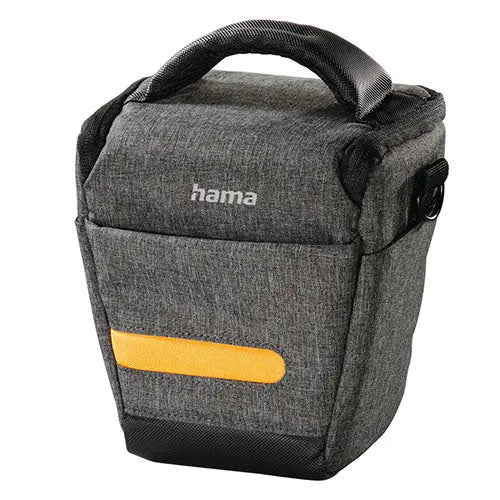 CSH Online Shop Hama Terra 110 Colt Camera Case, Belt Loop, Shoulder Strap, Grey, 16 x 10 x 16 cm Compartment HAMA