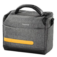 CSH Online Shop Hama Terra 130 Camera Bag, Shoulder Strap, Trolley Strap, Removable Divider, Grey, 20 x 10.5 x 16.5 cm Compartment HAMA