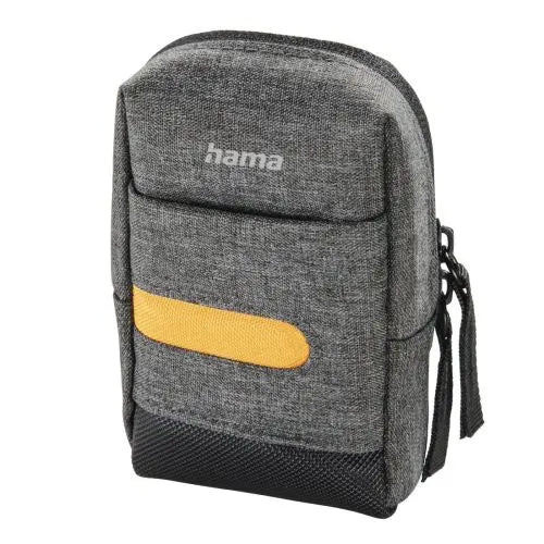 CSH Online Shop Hama Terra 60H Compact Camera Case, Belt Loop, Neck Strap, Grey, 6.5 x 3 x 11 cm Compartment HAMA