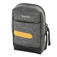 CSH Online Shop Hama Terra 60H Compact Camera Case, Belt Loop, Neck Strap, Grey, 6.5 x 3 x 11 cm Compartment HAMA