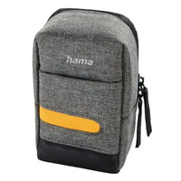 CSH Online Shop Hama Terra 90M Compact Camera Case, Belt Loop, Neck Strap, Grey, 7.5 x 4.5 x 13 cm Compartment HAMA