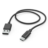 CSH Online Shop Hama USB-A to USB-C Quick Charging Cable, USB 2.0, 1 Metre, Black HAMA