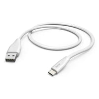 CSH Online Shop Hama USB-A to USB-C Quick Charging Cable, USB 2.0, 1.5 Metre, White HAMA