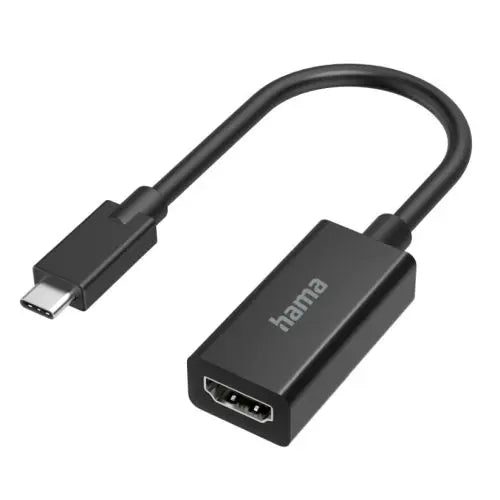 CSH Online Shop Hama USB-C Male to HDMI Female Cable, Ultra-HD 4K, Black HAMA