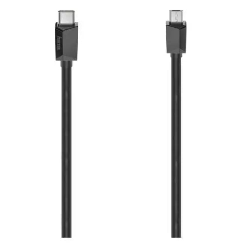 CSH Online Shop Hama USB-C Male to Micro USB Male, USB 2.0, 0.75 Metre, Black HAMA