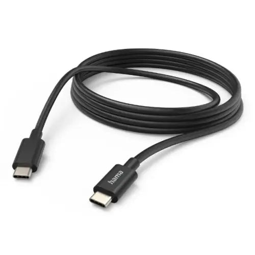 CSH Online Shop Hama USB-C to USB-C Quick Charging Cable, USB 2.0, 3 Metre, Black HAMA