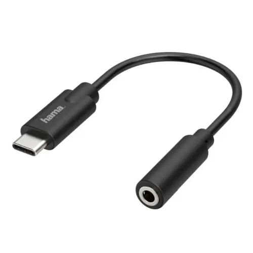CSH Online Shop Hama USB Type-C Male to 3.5mm Jack Female Adapter, Black HAMA
