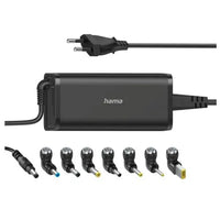 CSH Online Shop Hama Universal 90W EU Travel Notebook PSU, 15-19V, 8 Adapters, Hook & Cable Tie, *Euro Plug* HAMA