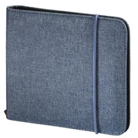 CSH Online Shop Hama Up to Fashion CD/DVD/Blu-Ray Disc Wallet, Up to 24 Discs, Blue HAMA
