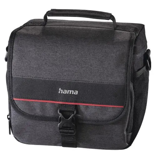 CSH Online Shop Hama Valletta 130 Camera Bag, Belt Loop, Shoulder Strap, Removable Divider, Black, 20 x 11 x 17 cm Compartment HAMA