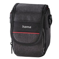 CSH Online Shop Hama Valletta 90 Compact Camera Case, Belt Loop, Shoulder Strap, Black, 9 x 8 x 13 cm Compartment HAMA