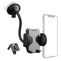 CSH Online Shop Hama (Multi) 2-in-1 Mobile Phone Holder, Suction Cup/Grating Clamp, Flexible Arm, 360° Rotation HAMA