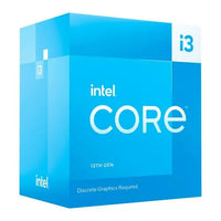CSH Online Shop Intel Core i3-13100F CPU, 1700, 3.4 GHz (4.5 Turbo), Quad Core, 60W (89W Turbo), 10nm, 12MB Cache, Raptor Lake, No Graphics INTEL
