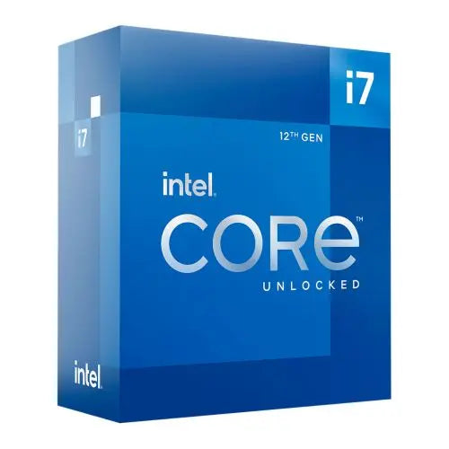 CSH Online Shop Intel Core i7-12700K CPU, 1700, 3.6 GHz (5.0 Turbo), 12-Core, 125W (190W Turbo), 10nm, 25MB Cache, Overclockable, Alder Lake, NO HEATSINK/FAN INTEL
