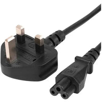 CSH Online Shop Jedel UK Power Lead, Cloverleaf, Moulded Plug, 1.8 Metres JEDEL
