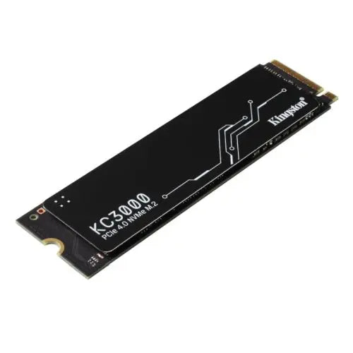 CSH Online Shop Kingston 512GB KC3000 M.2 NVMe SSD, M.2 2280, PCIe4, 3D TLC NAND, R/W 7000/3900 MB/s, 450K/900K IOPS, Aluminium Heatspreader KINGSTON