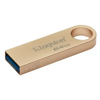 CSH Online Shop Kingston 64GB DataTraveler SE9 G3 Memory Pen, USB 3.2 Gen1 Type-A, Metal Gold Casing KINGSTON