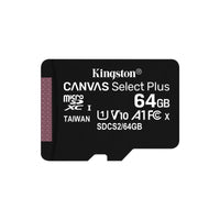 Kingston Canvas Select Plus SDCS2/64GBSP 64GB Micro SD UHS-I (U1) Flash Card