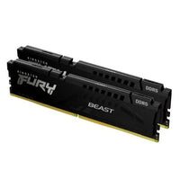 CSH Online Shop Kingston Fury Beast 128GB Kit (2 x 64GB), DDR5, 5600MHz, CL36, 1.25V, ECC, PMIC, AMD EXPO & Intel XMP 3.0, Black, DIMM Memory KINGSTON