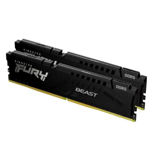 CSH Online Shop Kingston Fury Beast 32GB Kit (2 x 16GB), DDR5, 6000MHz, CL30, 1.4V, ECC, PMIC, AMD EXPO & Intel XMP 3.0, Black, DIMM Memory KINGSTON