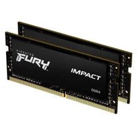 CSH Online Shop Kingston Fury Impact 32GB Kit (2 x 16GB), DDR4, 3200MHz (PC4-25600), CL20, SODIMM Memory KINGSTON