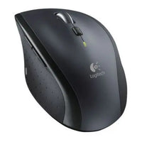 CSH Online Shop Logitech M705 Marathon Wireless Optical Mouse, Dual-mode Scrolling, Customisable Buttons, 1000DPI, Charcoal LOGITECH