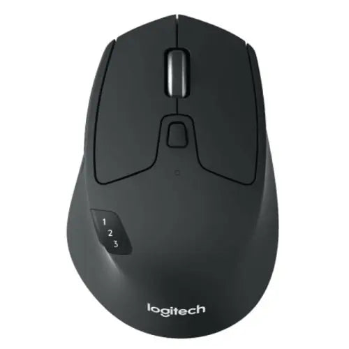 CSH Online Shop Logitech M720 Triathlon Wireless Optical Mouse, Easy Device Switch, 1000 DPI, 8 Buttons, Hyper Fast Scroll, Black LOGITECH