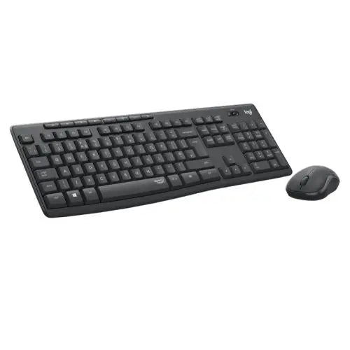 CSH Online Shop Logitech MK295 Silent Wireless Keyboard and Mouse Kit, SilentTouch Tech, Spill-Resistant KB, Graphite LOGITECH