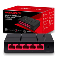 CSH Online Shop Mercusys (MS105G) 5-Port Gigabit Unmanaged Desktop Switch, Plastic Case MERCUSYS