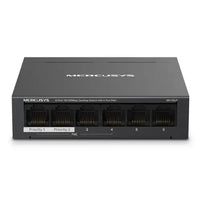 CSH Online Shop Mercusys (MS106LP) 6-Port 10/100Mbps Desktop Switch with 4-Port PoE+, Metal Case MERCUSYS