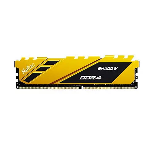 CSH Online Shop Netac Shadow Yellow, 16GB, DDR4, 3200MHz (PC4-25600), CL16, DIMM Memory NETAC