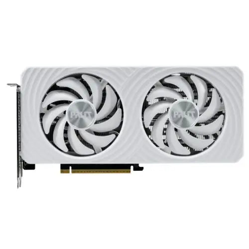 CSH Online Shop Palit RTX5060 White OC, PCIe5, 8GB DDR7, HDMI, 3 DP, 2527MHz Clock, RGB Lighting, Overclocked, Compact Design PALIT