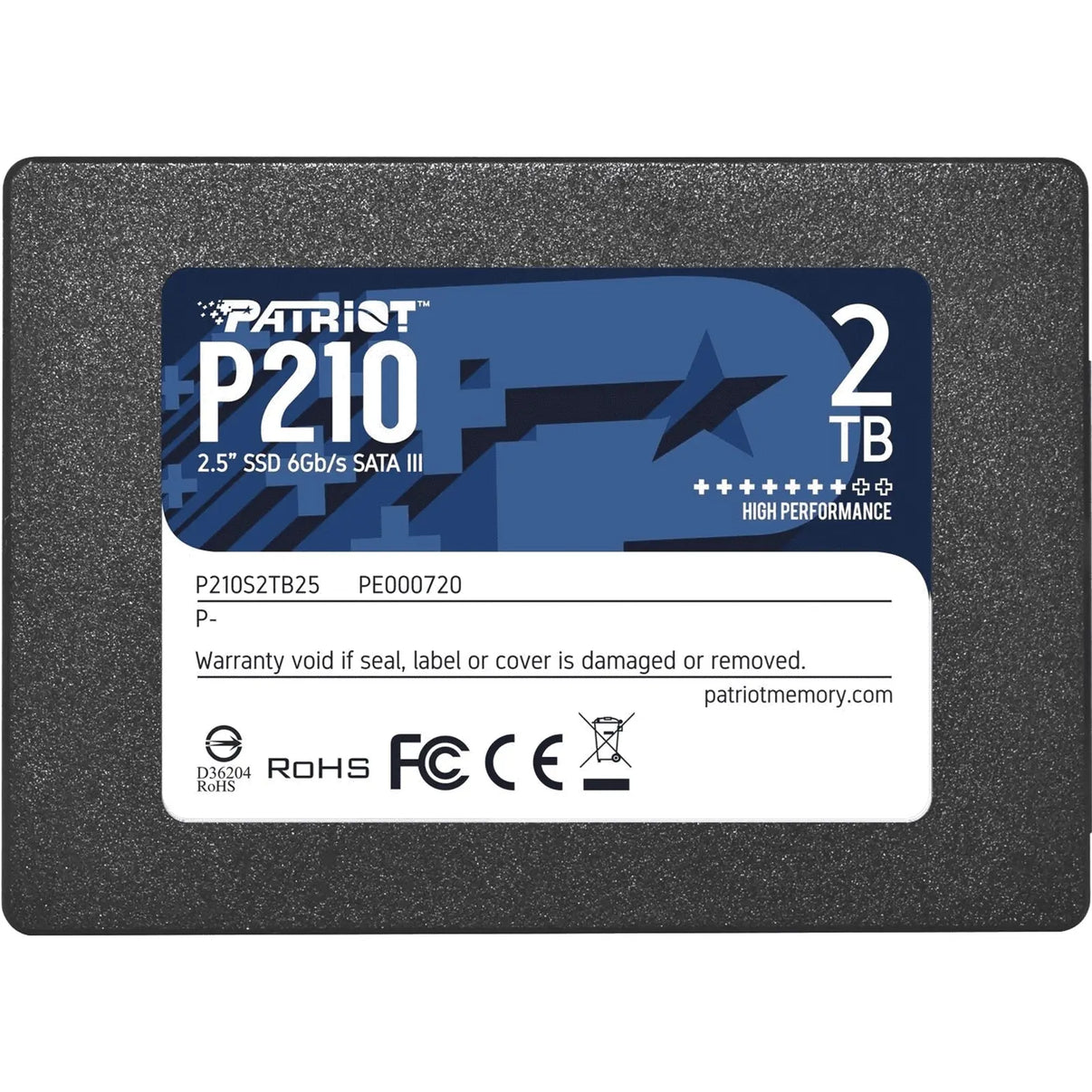 Patriot P210 (P210S2TB25) 2TB 2.5 Inch SSD