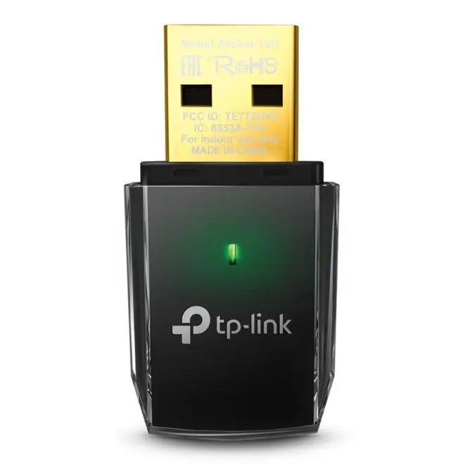 CSH Online Shop TP-LINK (Archer T2U) AC600 Wireless Dual Band USB Adapter, Advanced Security TP-LINK