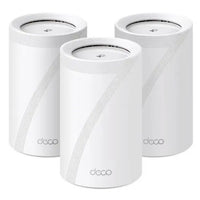 CSH Online Shop TP-LINK (DECO BE65) BE9300 Tri-Band Whole Home Mesh Wi-Fi 7 System, 3 Pack, 4x 2.5G Ports, MLO, Wireless/Wired Combined Backhaul TP-LINK