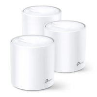 CSH Online Shop TP-LINK (DECO X60) AX5400 Whole Home Mesh Wi-Fi 6 System, 3 Pack, OFDMA & MU-MIMO, WPA3 Encryption & TP-Link HomeShield TP-LINK
