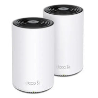 CSH Online Shop TP-LINK (DECO XE75 PRO) AXE5400 Wi-Fi 6E Tri-Band Mesh System, 2 Pack, AI-Driven Mesh, 2.5G & Dual GB LAN per Unit, Voice Control TP-LINK