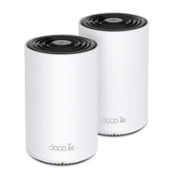 CSH Online Shop TP-LINK (DECO XE75) AXE5400 Wi-Fi 6E Tri-Band Mesh System, 2 Pack, AI-Driven Mesh, 3 x LAN on each Unit, Voice Control TP-LINK