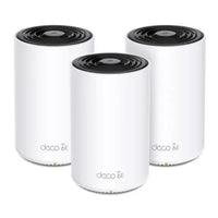 CSH Online Shop TP-LINK (DECO XE75) AXE5400 Wi-Fi 6E Tri-Band Mesh System, 3 Pack, AI-Driven Mesh, 3 x LAN on each Unit, Voice Control TP-LINK