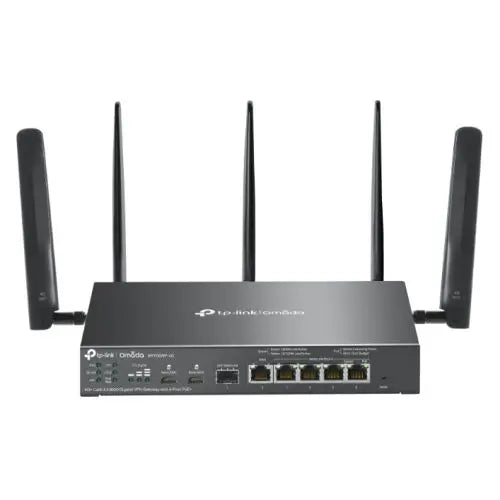 CSH Online Shop TP-LINK (ER706WP-4G) Omada 4G+ Cat6 AX3000 Gigabit VPN Gateway with 4-Port PoE+, 5x GB Ports, Omada Mesh, High-Security VPN TP-LINK