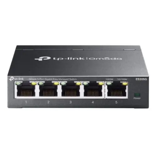 CSH Online Shop TP-LINK (ES205G) Omada 5-Port Gigabit Easy Managed Switch, 5x GB Ports, Metal Casing TP-LINK