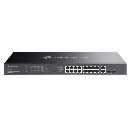 CSH Online Shop TP-LINK (ES220GMP) Omada 20-Port Gigabit Easy Managed Switch with 16-Port PoE+, 2x GB SFP Ports, 250W Power Budget, Rackmountable TP-LINK