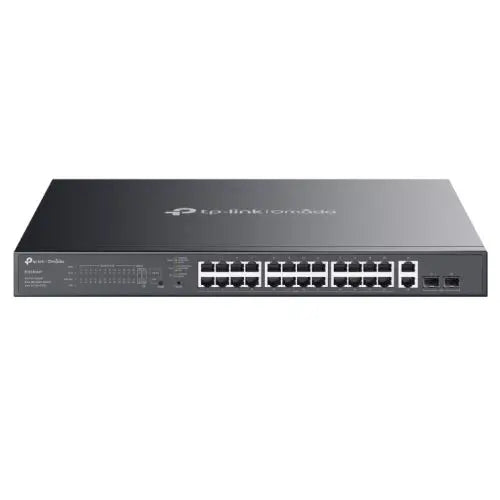 CSH Online Shop TP-LINK (ES228GMP) Omada 28-Port Gigabit Easy Managed Switch with 24-Port PoE+, 2x GB SFP Ports, 384W Power Budget, Rackmountable TP-LINK