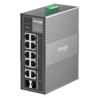 CSH Online Shop TP-LINK (IES210GPP) Omada 10-Port Gigabit Industrial Easy Managed Switch with 6-Port PoE+ and 2-Port PoE++, 2x Combo RJ45/SFP, IP40 Aluminium Casing TP-LINK