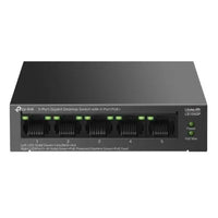 CSH Online Shop TP-LINK (LS105GP) 5-Port Gigabit Desktop LiteWave Switch with 4-Port PoE+, Metal Casing TP-LINK
